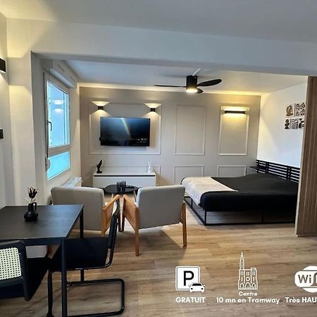 Charmant Studio Neuf, Hypercentre, Parking, Balcon Estrasburgo Exterior foto