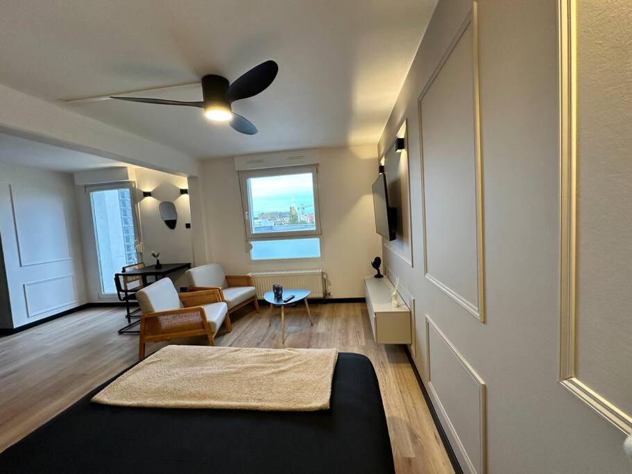 Charmant Studio Neuf, Hypercentre, Parking, Balcon Estrasburgo Exterior foto