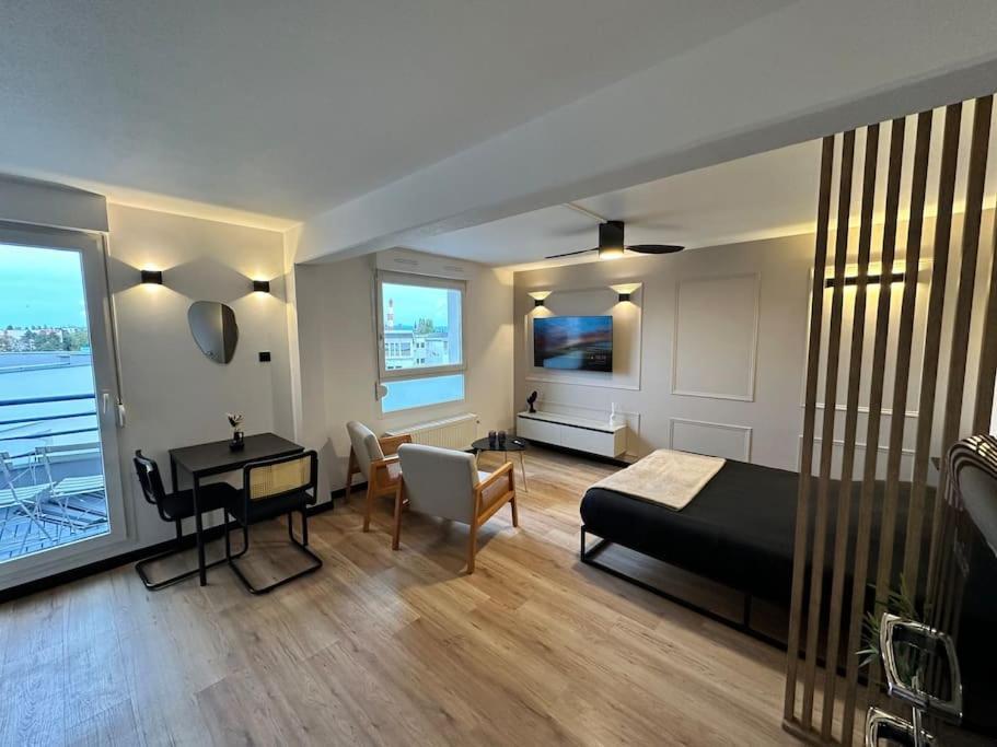 Charmant Studio Neuf, Hypercentre, Parking, Balcon Estrasburgo Exterior foto
